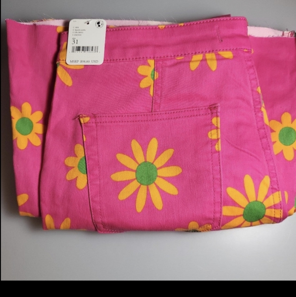 Free People Size 31 Pink Jeans MSRP